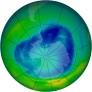 Antarctic Ozone 2007-08-18